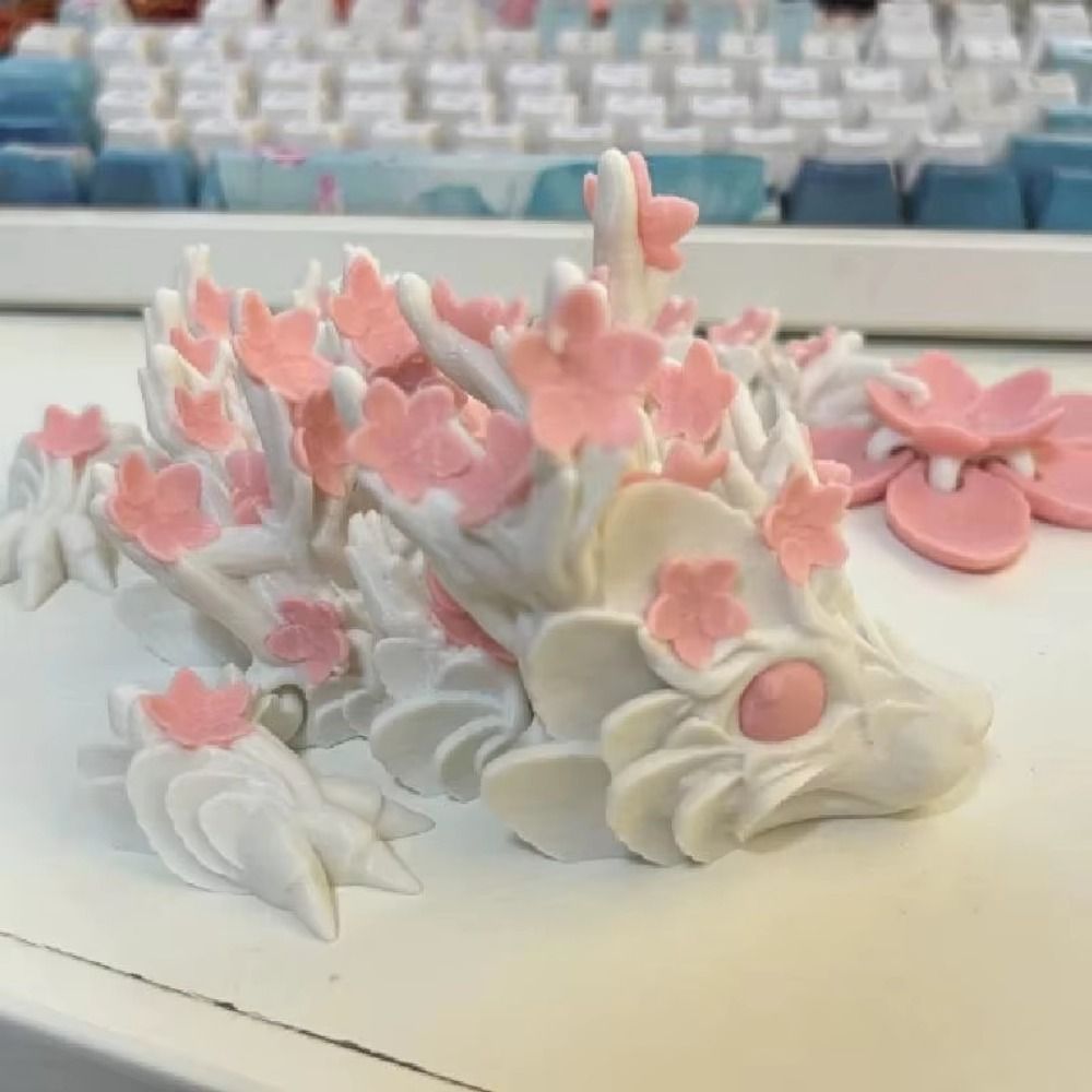 3D Printing Simulator - 시뮬레이션된 눈을 가진 3D 프린팅 드래곤,