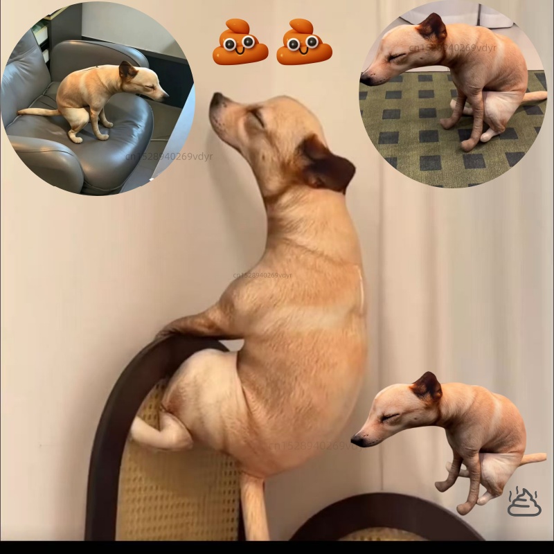 3D Printing With Pp - 창의적인 디자인의 앉아서 똥을 싸는 강아지