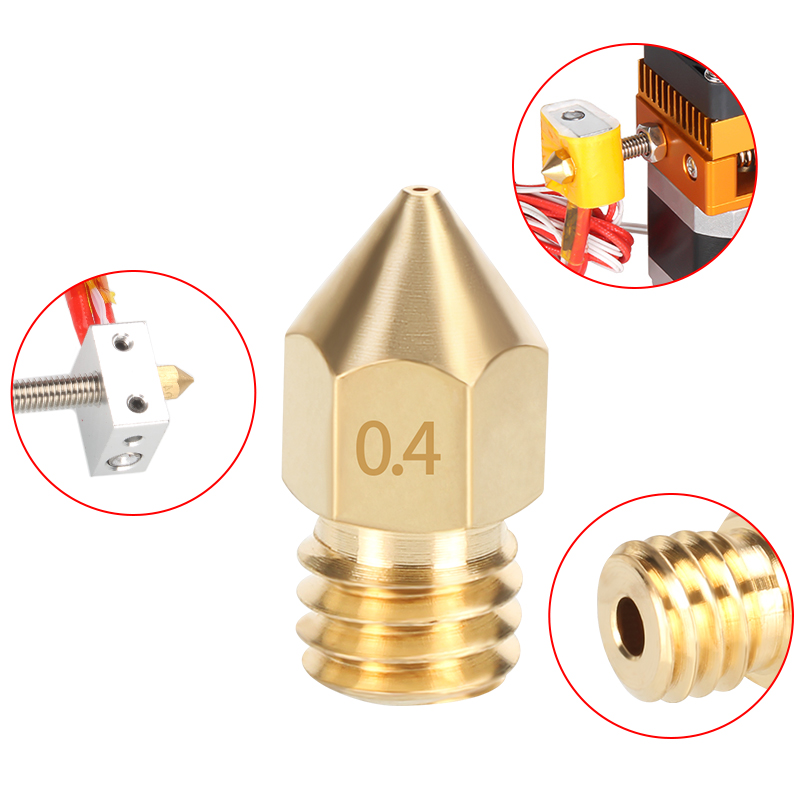 MK8 황동 노즐 0.2/0.3/0.35/0.4/0.5 - 3D Printing Ender 리뷰 및 가격