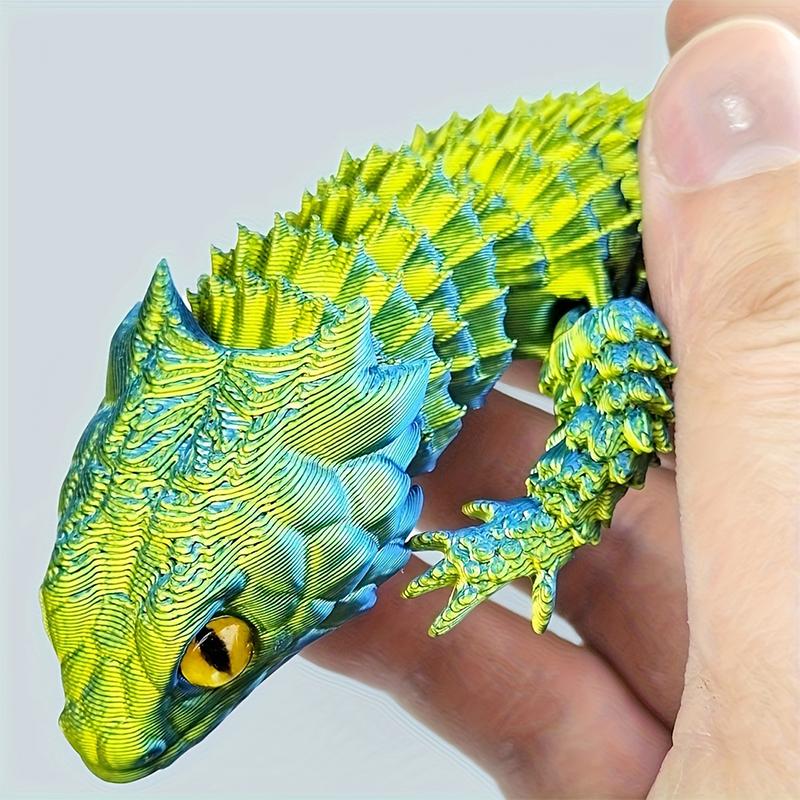 3D 인쇄된 결합된 도마뱀 만화 동상 움직일 수 있는  - 3D Printing App 리뷰 및 가격