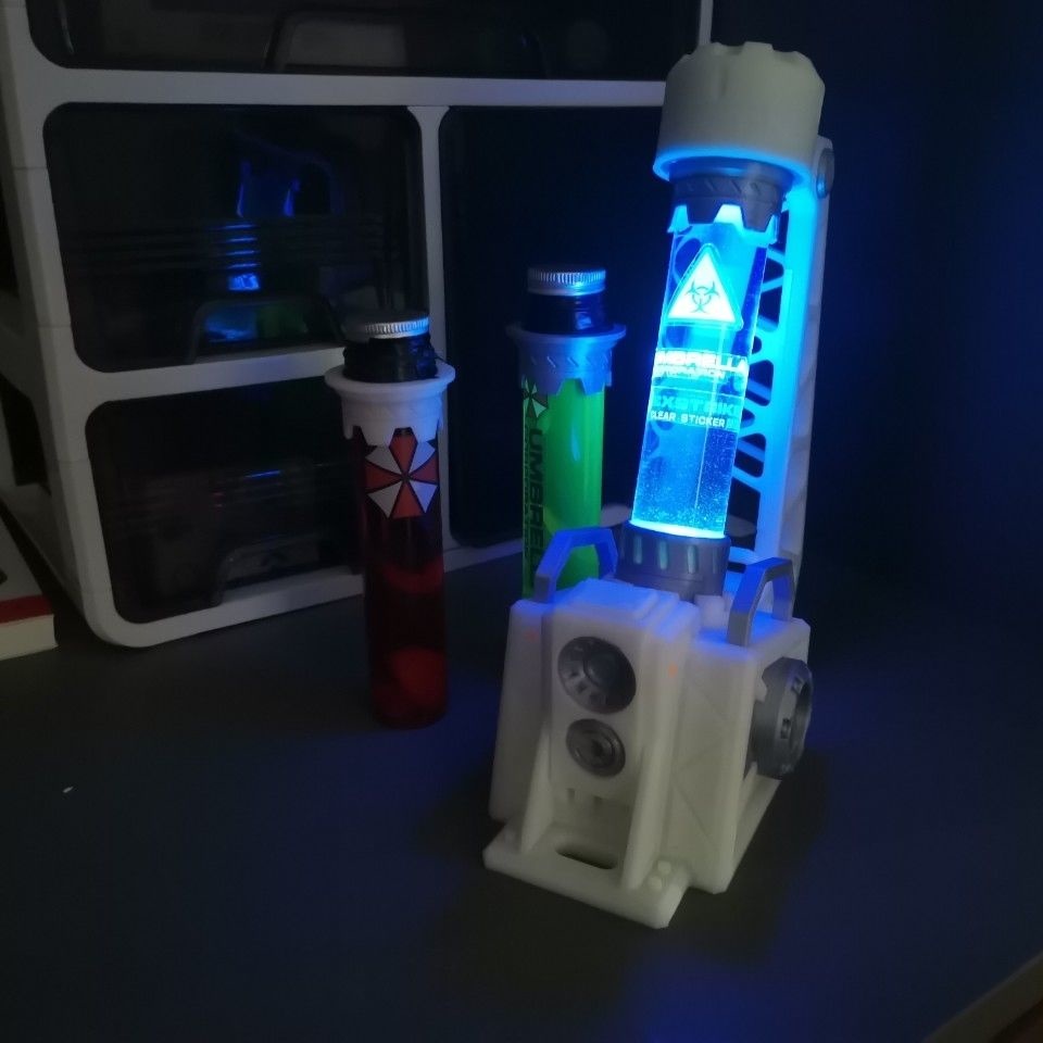 LED 조명이 들어간, 거주자, 악당, 바이러스, 병  - 3D Printing Laboratory 리뷰 및 가격