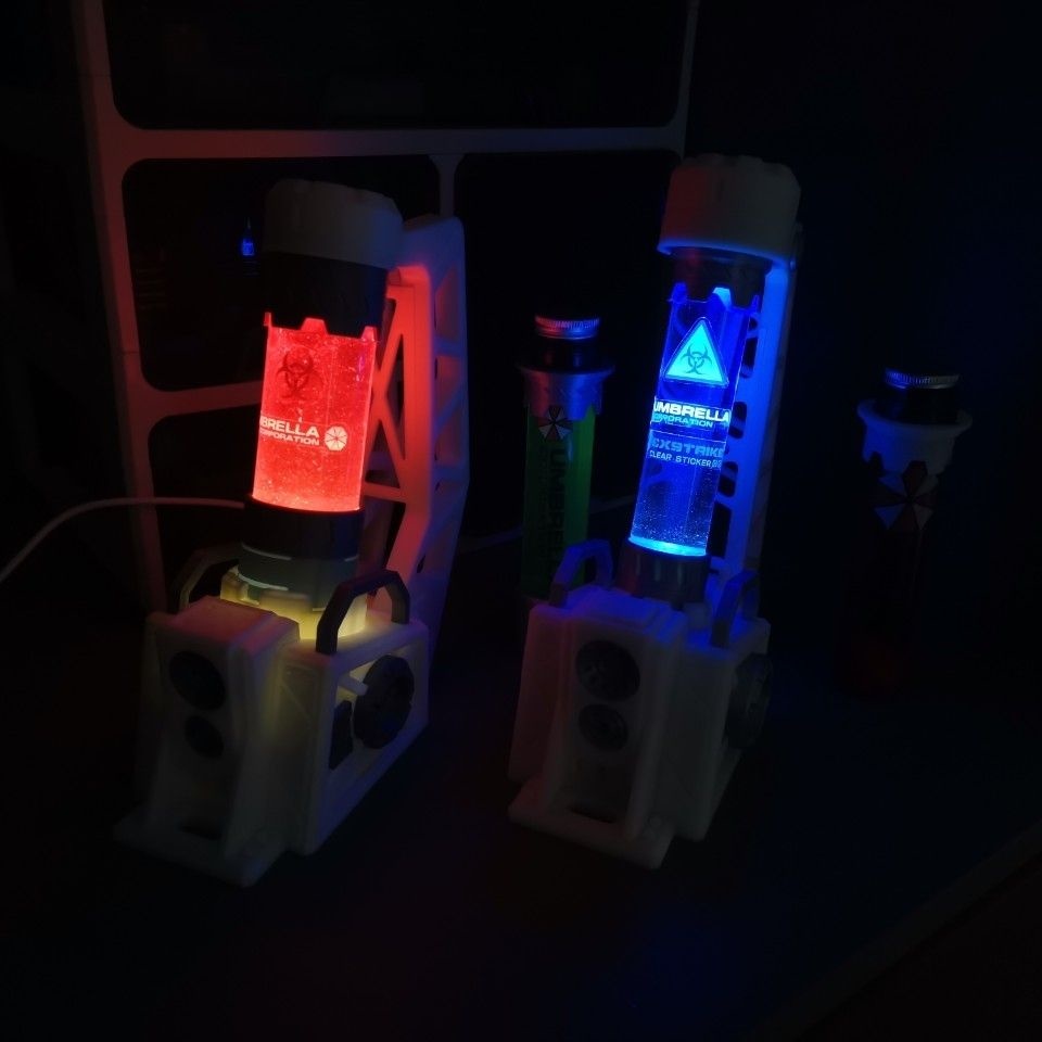 LED 조명이 들어간, 거주자, 악당, 바이러스, 병  - 3D Printing Laboratory 리뷰 및 가격