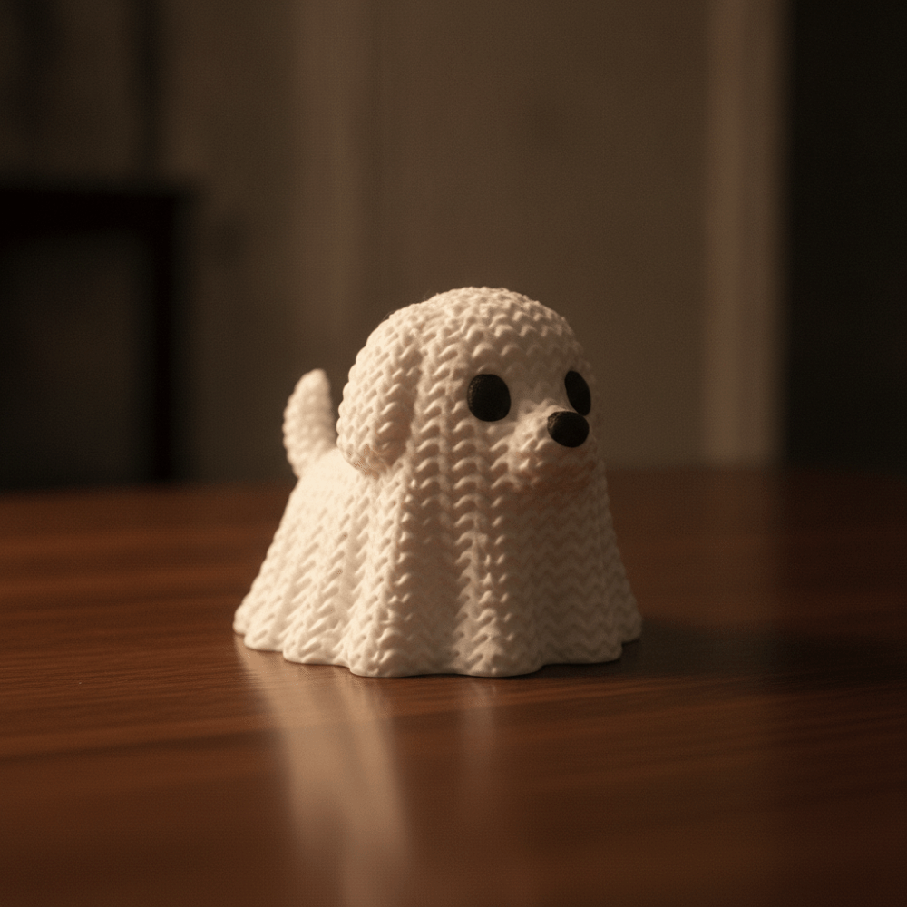 니트 질감의 할로윈 유령 고양이 강아지 피규어 미니 플 - 3D Printing App 리뷰 및 가격