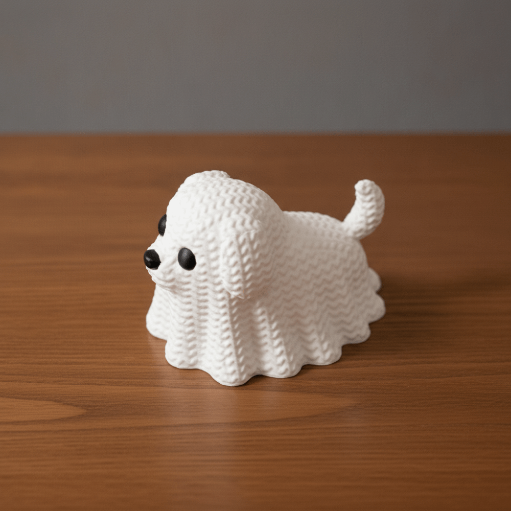 니트 질감의 할로윈 유령 고양이 강아지 피규어 미니 플 - 3D Printing App 리뷰 및 가격