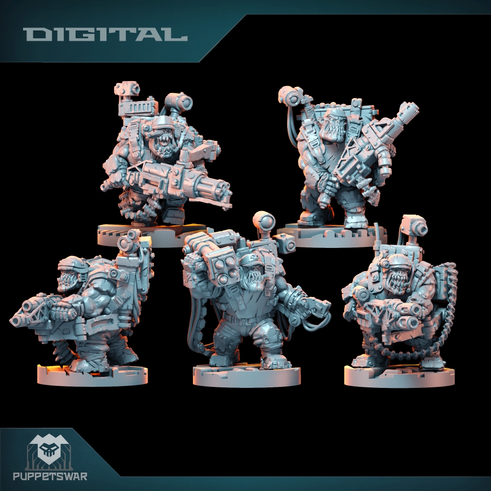 Orc Ultimate Badasses Squad, 녹 - 3D Printing Simulator 리뷰 및 가격