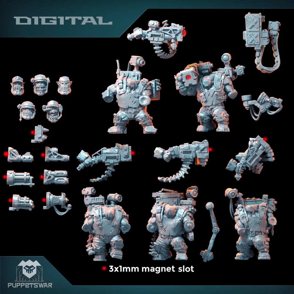 Orc Ultimate Badasses Squad, 녹 - 3D Printing Simulator 리뷰 및 가격