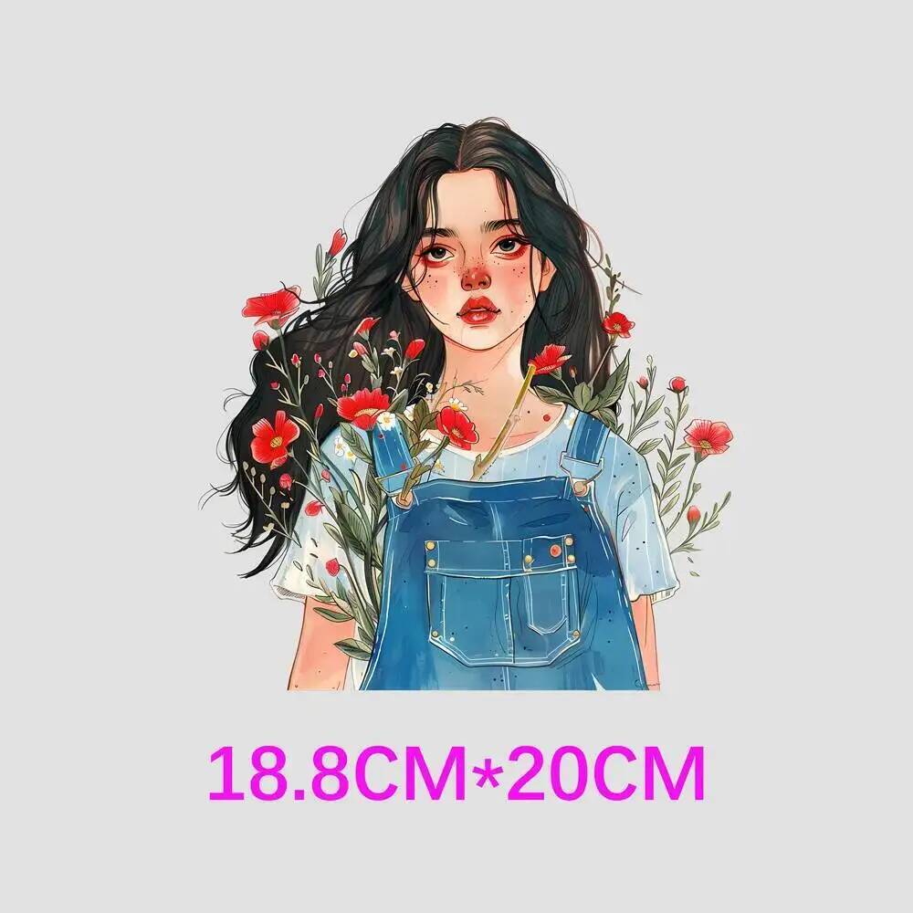 여아용 패션 꽃 부케, 열 전달 스티커, 다리미 부착  - 3D Printing Vinyl 리뷰 및 가격