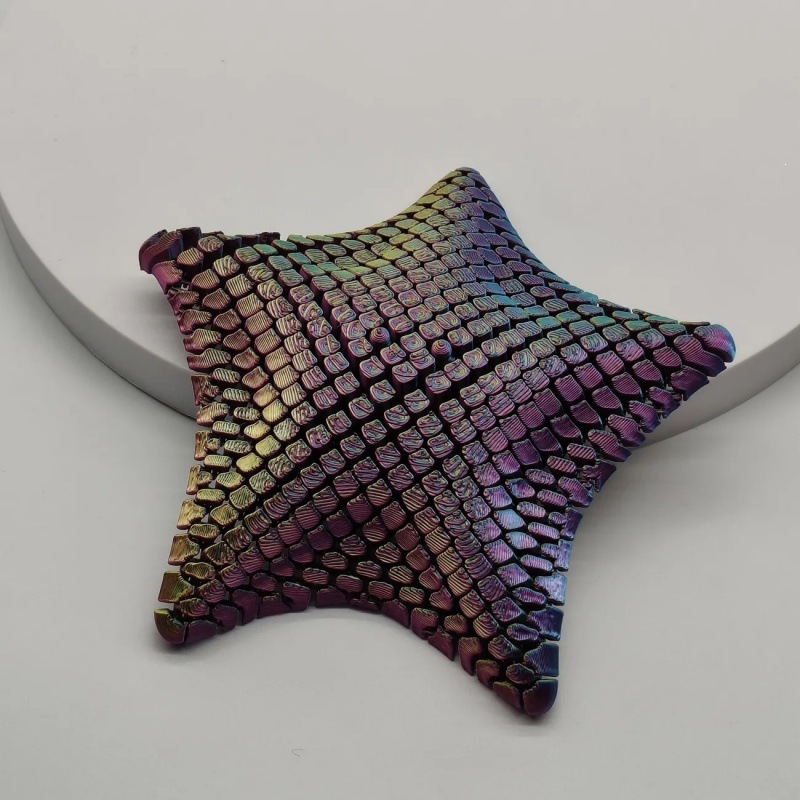 3D 프린팅으로 제작된 불가사리 장식용 피규어, 관절이 - 3D Printing Enthusiast 리뷰 및 가격