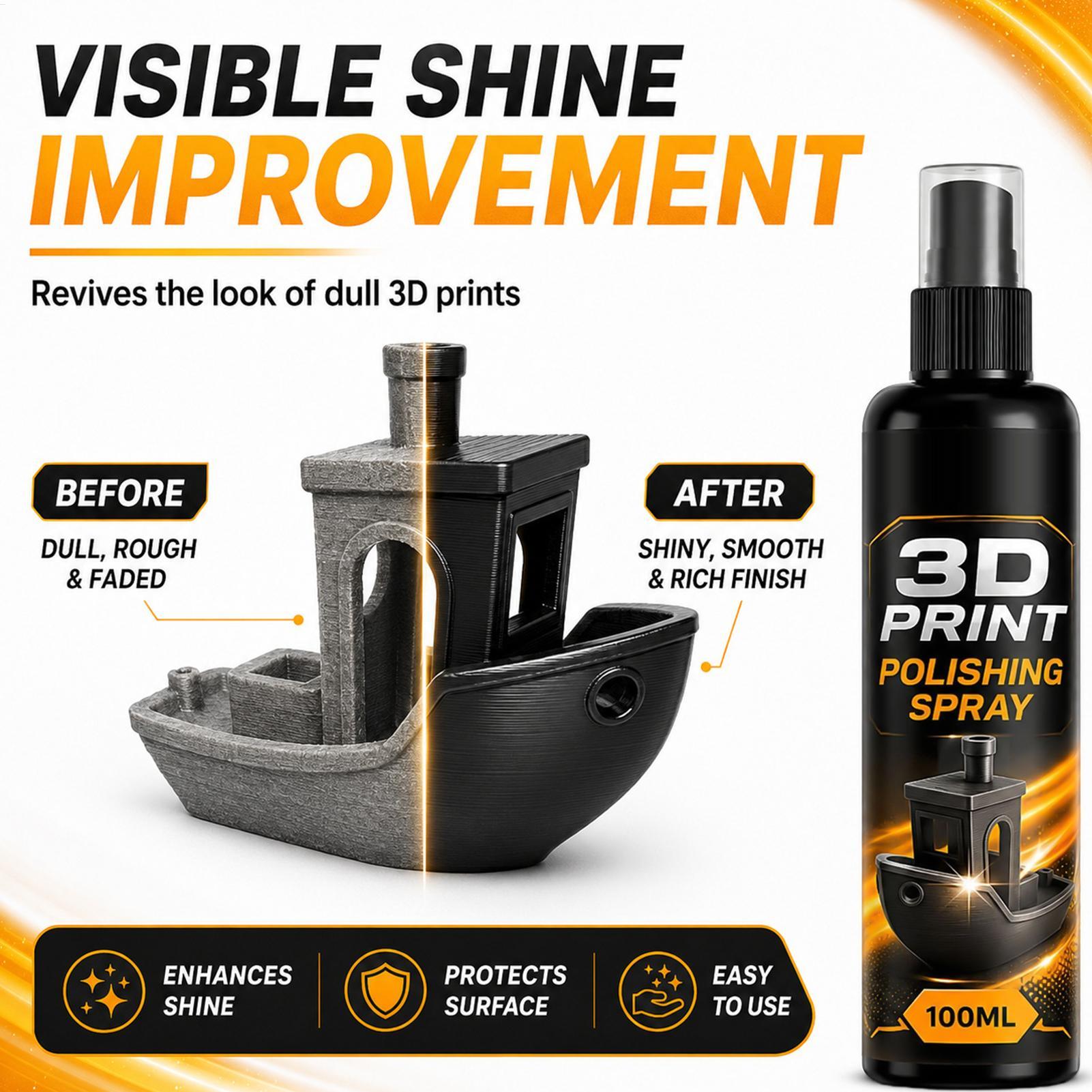 3D 프린트 폴리싱 스프레이 100ml PLA,ABS, - 3D Printing Technology 리뷰 및 가격