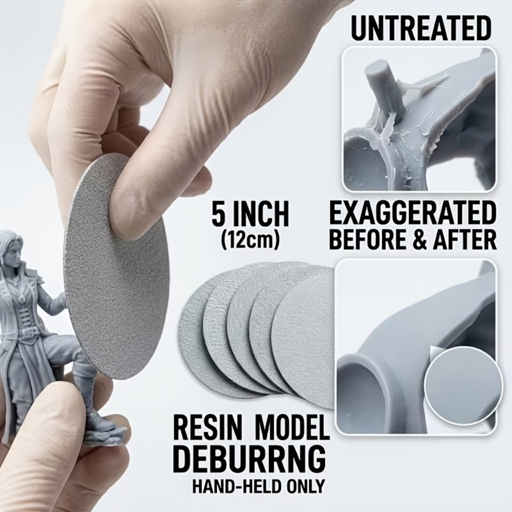 3D 프린팅용 레진 연마 디스크, 5인치 크기로 모델의 - 3D Printing Simulator 리뷰 및 가격
