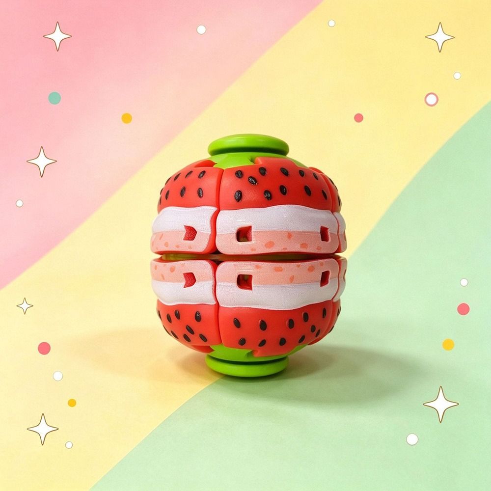 PP 과일 스피너 과일 모양의 프레스 앤 로테이트 피젯 - 3D Printing With Pp 리뷰 및 가격